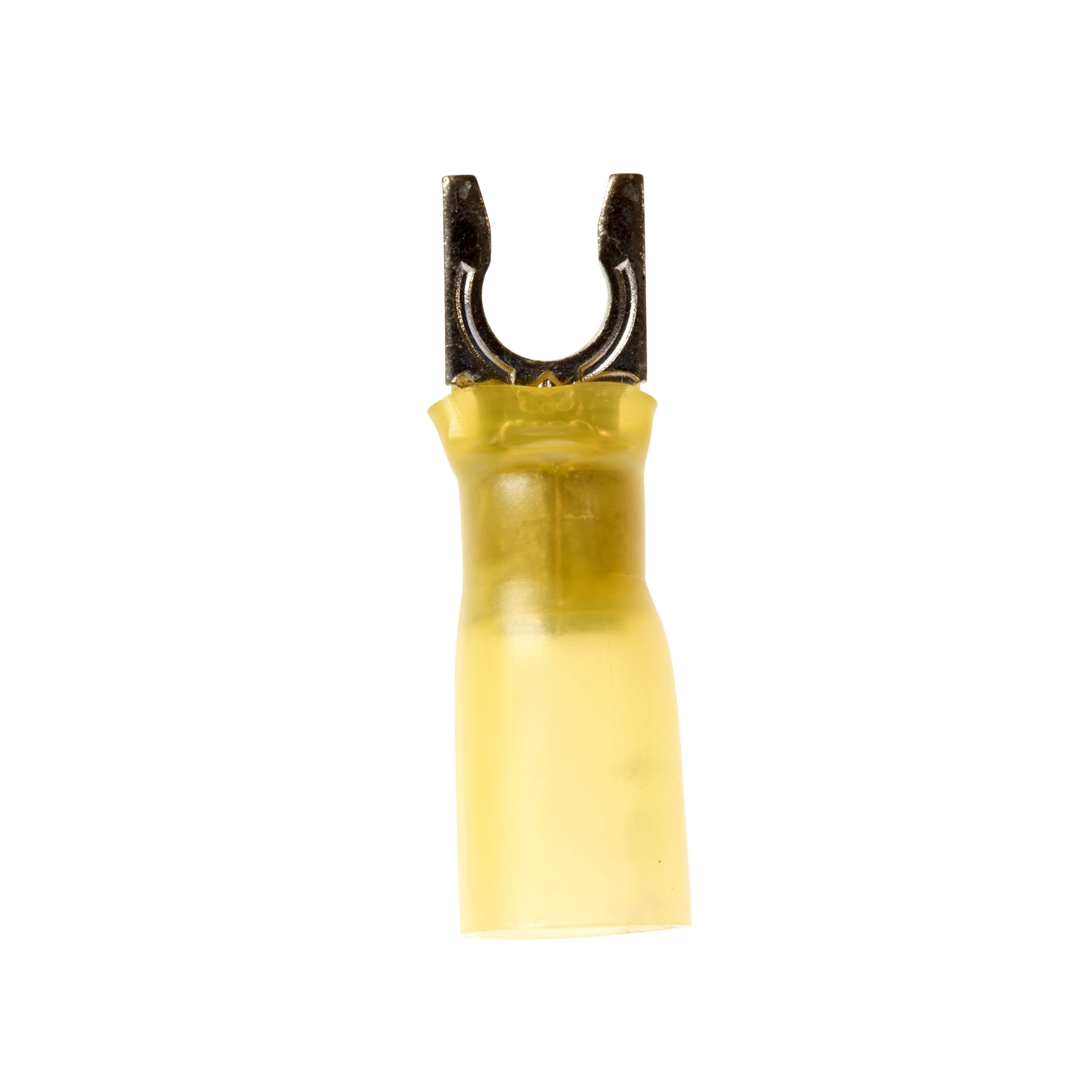 3M Scotchlok Locking Fork Heatshrink, 25/bottle, MH10-10FLX, spring-like tongue firmly fits around the stud
