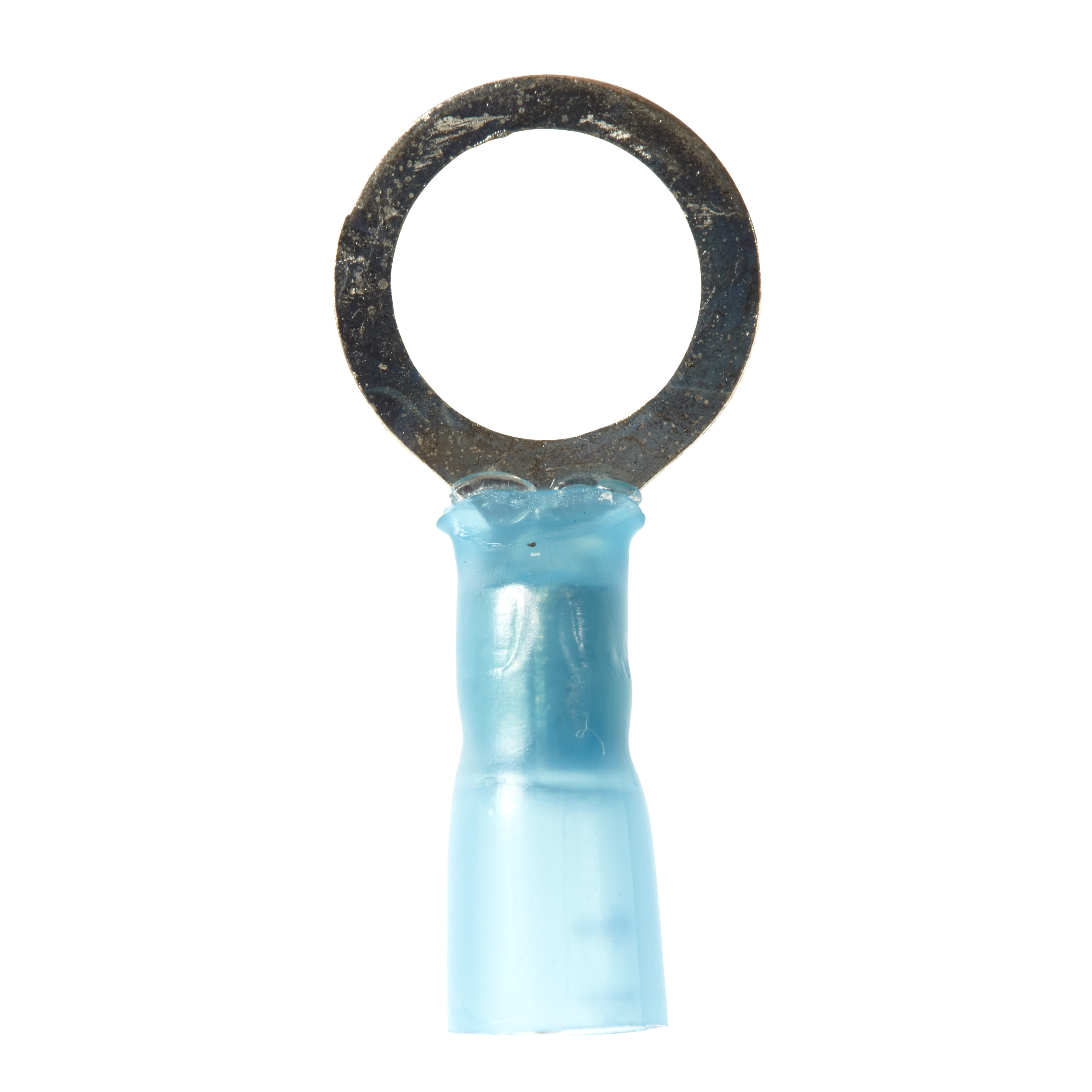 3M Scotchlok Ring Heatshrink, 25/bottle, MH14-38RX, standard-style ring tongue fits around the stud