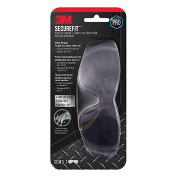 3M SecureFit 400 Eye Protection SF400G-WV-6-PS, Gray Anti-Fog, 6ea/cs