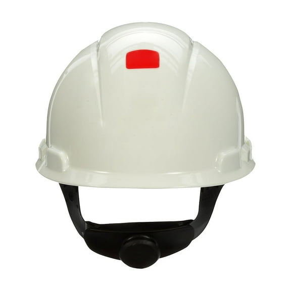 3M SecureFit HDPE 4-Point Ratchet Suspension Short Brim Hard Hat White (H-701SFR-UV)