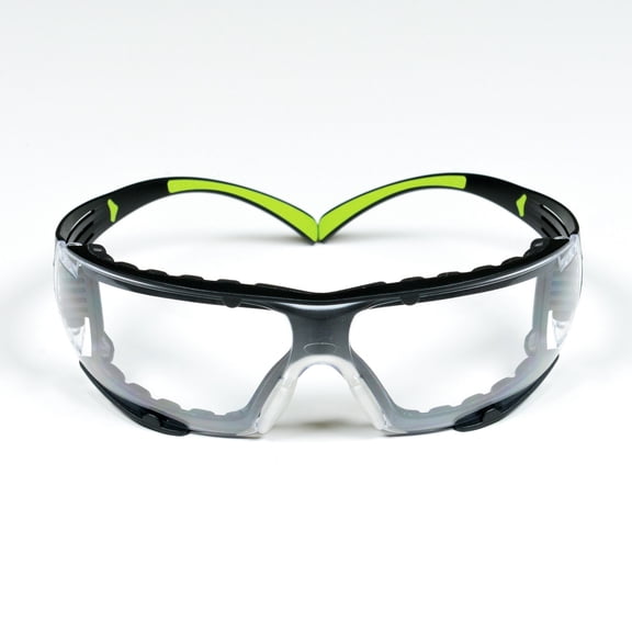 3M SecureFit Safety Glasses SF401AF-FM, Foam, Clear Anti-fog Lens, 20 EA/Case