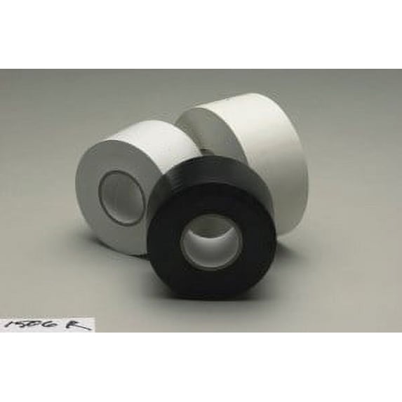 3M Selfwound PVC Tape 1506R, Black, 1 1/2 in x 36 yd, 6 mil, 24 rolls per case