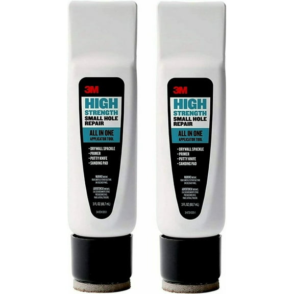3M Small Hole Repair All In One Applicator SHR-AIO-2-SIOC - High Strength - 2 Pack, 3 Oz.