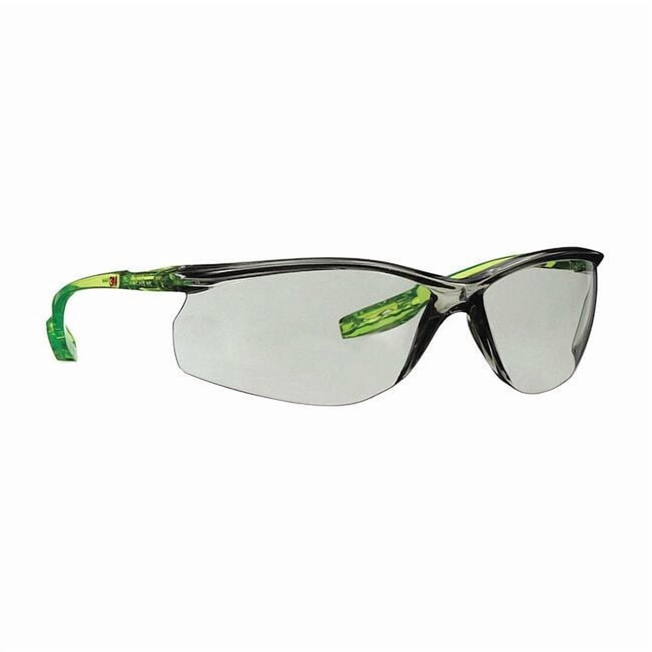 CCS, Safety Glasses, Scotchgard Anti-Fog & Anti-Scratch, Indoor/Outdoor Lens, Green Frame