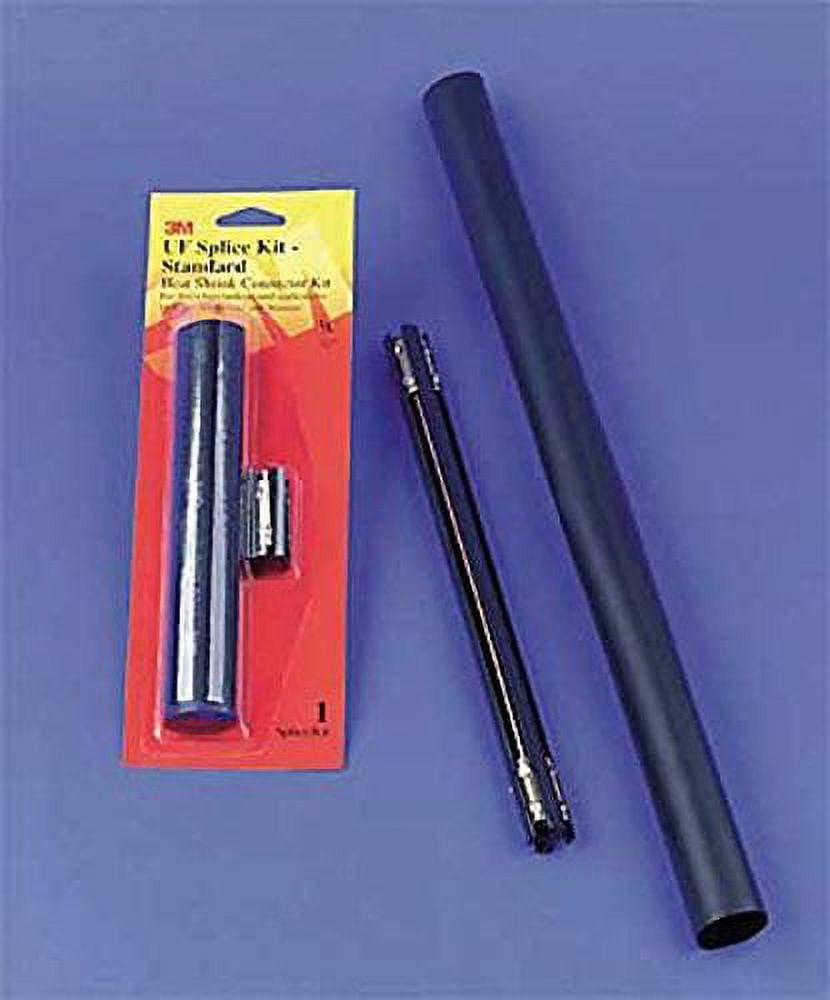3M Splice Kit UF1 Standard, 1.8 in (45,7 mm) connector, 8.0 in (203,2 mm) heat shrink tube