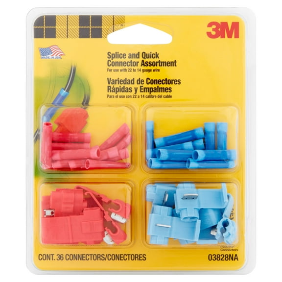 3M Splice and Quick Connector Assortment, 36 count