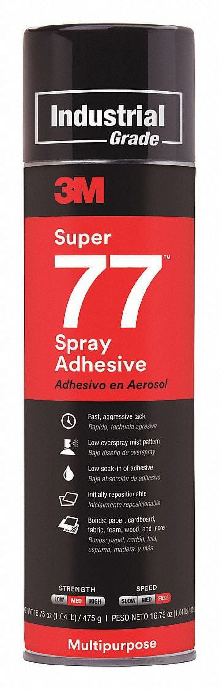 3M Spray Adhesive, Aerosol Can, 16.75 oz. Container Size