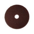 thumbnail image 1 of 3M Brown Stripper Pad 7100 - 20" Diameter - 5/Carton x 20" Diameter - Fiber - Brown, 1 of 4