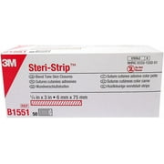 3M Steri Strip Blend Tone Skin Closures، .25 Inch x 3 Inches، White، Sterile، 3s، 50 Count