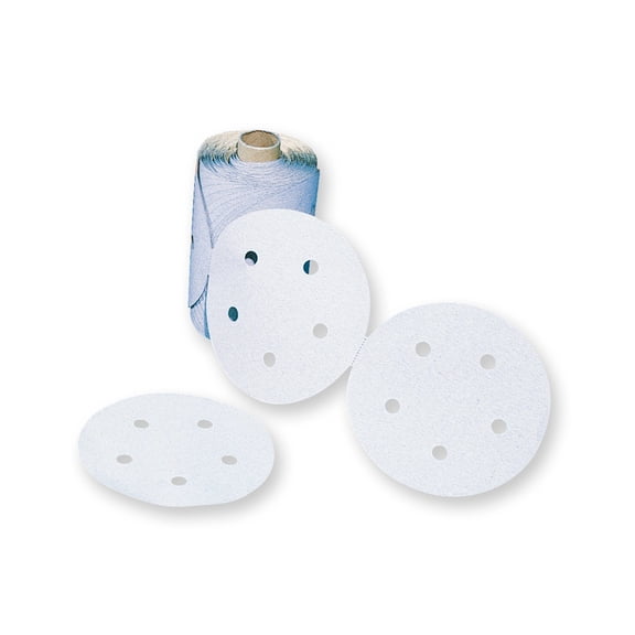 3M Stikit Paper Disc Roll 426U, 180 A-weight, 5 in x NH, D/F 5 HL, Die 500FH, 125 discs per roll 6 rolls per case