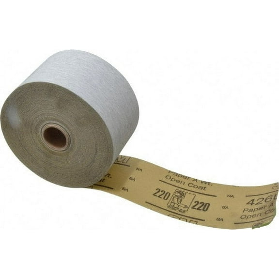 3M Stikit Paper Sheet Roll 426U, 2-3/4 in x 50 yd 220 A-weight