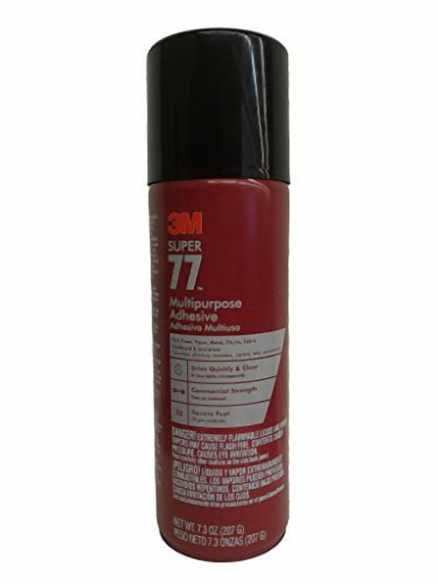 3M Super 77 Multi-Purpose Adhesive, 7.3 fl oz, Aerosol