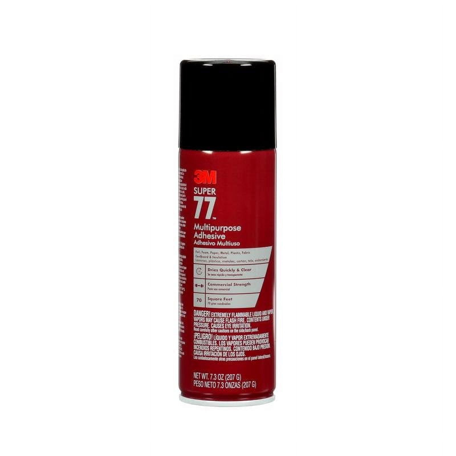 3M 7Oz Super 77 Medium Strength Solventresistant Liquid Adhesive