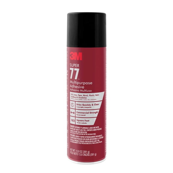 3M Super 77 Multipurpose Adhesive, 13.8 oz