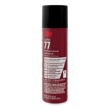 3M Super 77 Multipurpose Adhesive, Low VOC, 14 Oz.