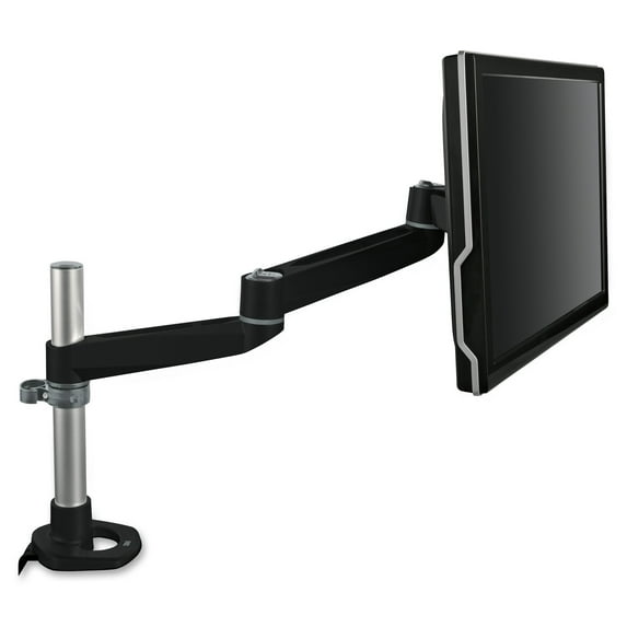 3M Dual-Swivel Single Display Adjustable Monitor Arm Black MA140MB