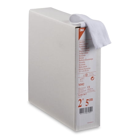 3M Synthetic Cast Stockinet 2'' x 25 yds, Smooth, Latex-free, 1 Each