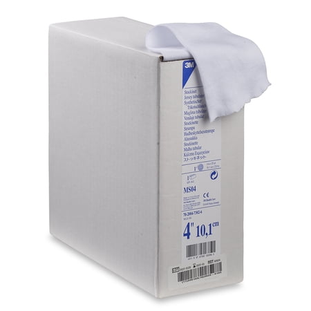 3M Synthetic Stockinette 4 Inch X 25 Yard Polyester White MS04, 1 Ct