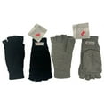 thumbnail image 1 of 3M THINSULATE Lined Women's Knit Fingerless Gloves Convertible Mittens, 2 Pack, 1 of 11