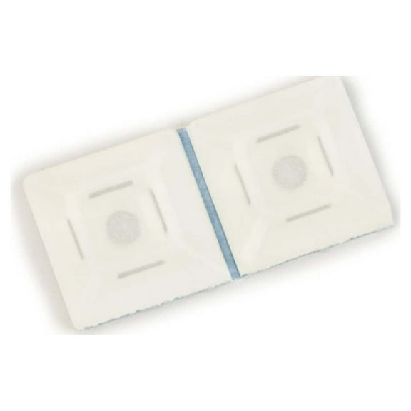 3M(TM) Cable Tie Mounting Base CTB75X75BKA-C, 4-way Adhesive Mount
