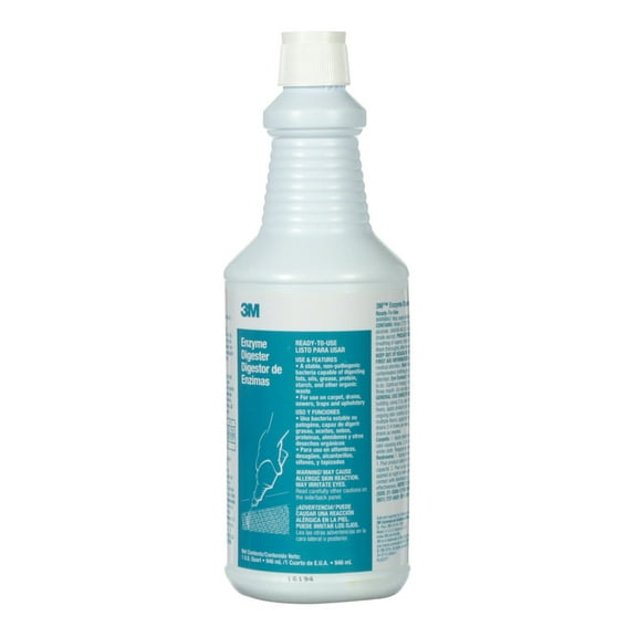 3M(TM) Enzyme Digester Ready-to-Use Cleaner, 1 Quart