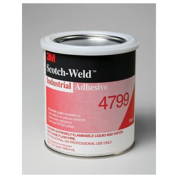 3M(TM) Scotch-Weld(TM) Industrial Adhesive 4799 Black, 1 Quart