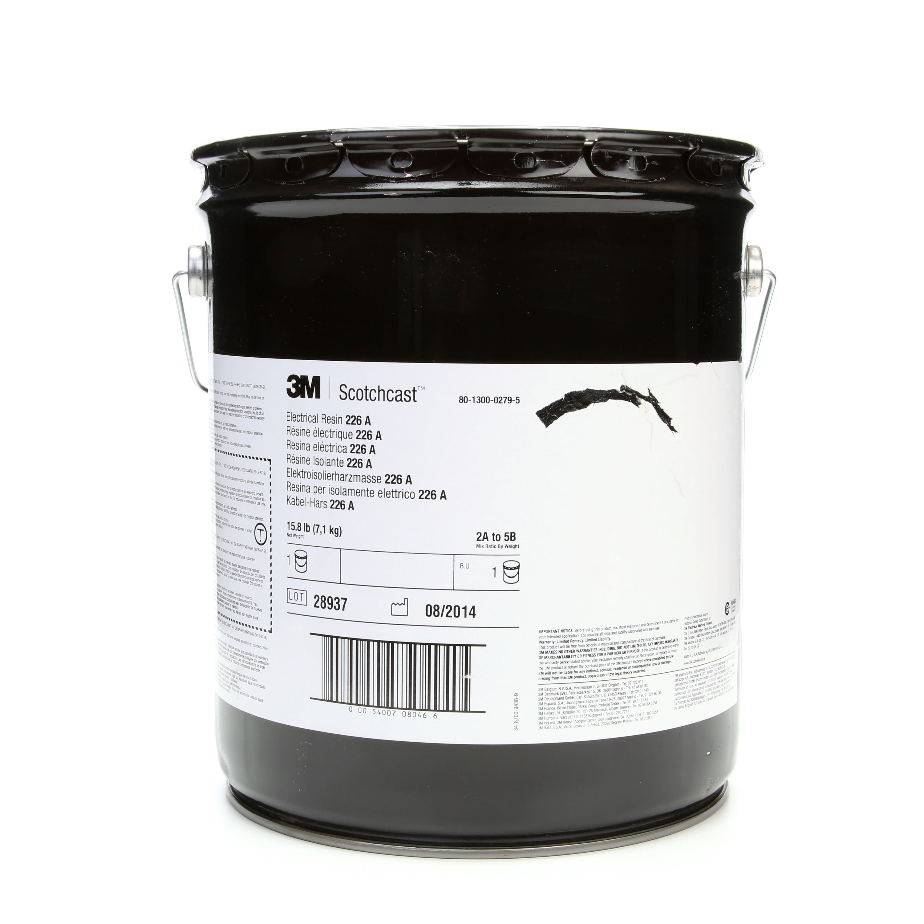 3M(TM) Scotchcast(TM) Electrical Resin 226 Part A (15.8 lb)