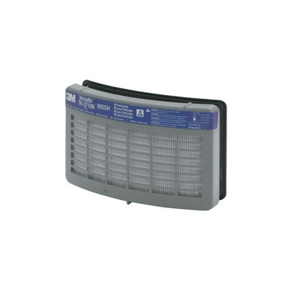 3M TR-3712N-40 Versaflo TR-3712N Replacement HE Filter for Use with TR-300 Series PAPR, Plastic, 1" x 1" x 1"