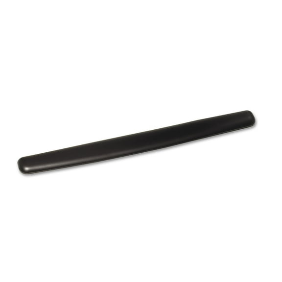 3M Gel Wrist Rest - 2.50" x 25" Dimension - Black - 1 Pack