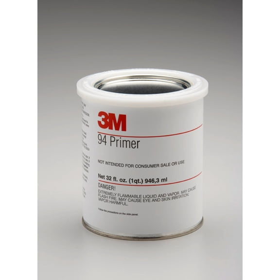3M Tape Primer 94, Light Yellow, 1 Gallon Drum (Can), 4 per case