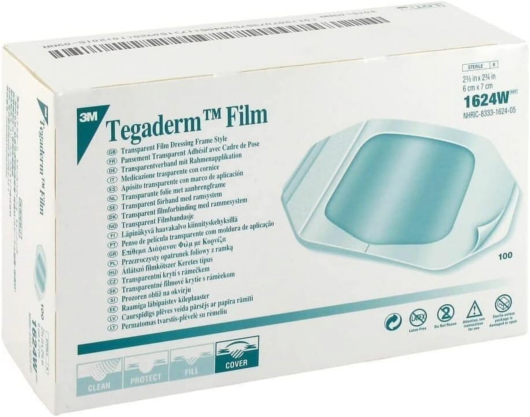 3M Tegaderm Waterproof Sterile Wound Dressing Transparent Film 2 3 8