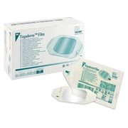 3M Tegaderm 1624W Transparent Film Dressing Frame - 2-3/8 in. x 2  in - For Wound Care, Cuts, Minor Burns, IV Sites, Ulcers, Scrapes First Aid Sterile, Waterproof & Non-Allergic Bandage - Pack of 100
