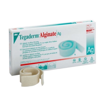 3M Tegaderm Alginate Ag Silver Dressing - 1 x 12 Inch Rope