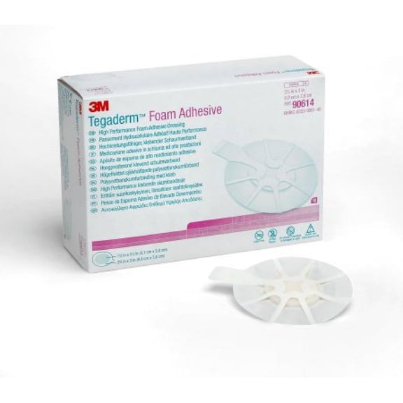 3M Tegaderm High Performance Adhesive Foam Dressing, 2.75 x 2.75 Inch, 10 Count