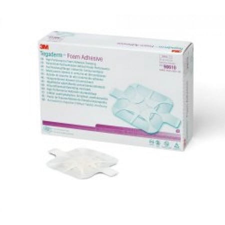 3M Tegaderm High Performance Adhesive Foam Dressing, 3.5 x 3.5 Inch, 10 Count