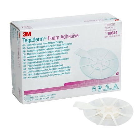 3M? Tegaderm? High Performance Oval Foam Dressing, 1? x 1? Inch Pad, 1/Each (695850_EA)
