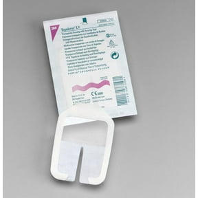 3M Tegaderm I.V. Transparent Film Dressing, 2.75 Inches x 3.25 Inches, 100 Count