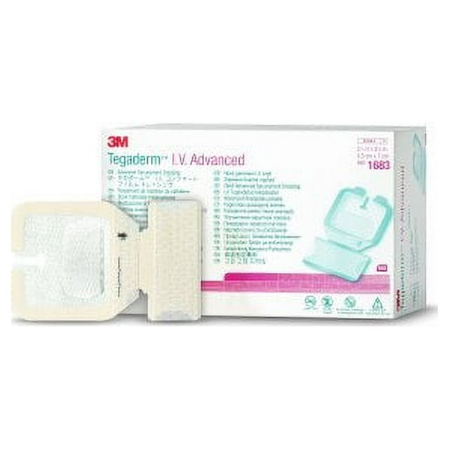3M? Tegaderm? IV Advanced Securement Dressing, 2? L x 2? W inch, 100