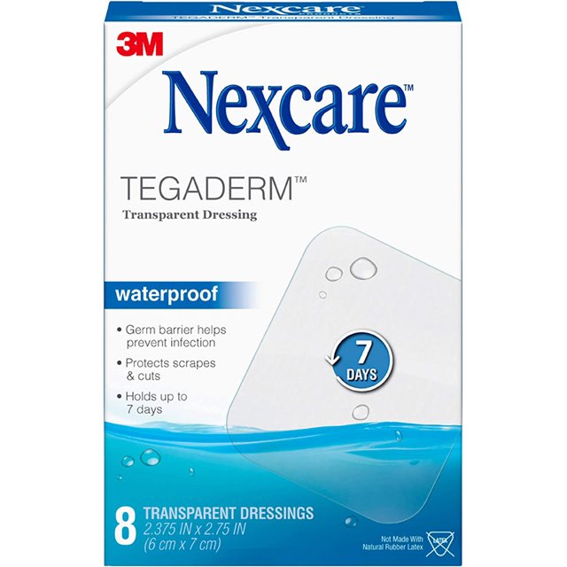 3M Tegaderm Nexcare Transparent Dressing 2 3/8 in. x 2 3/4 in. 8 Ct 2