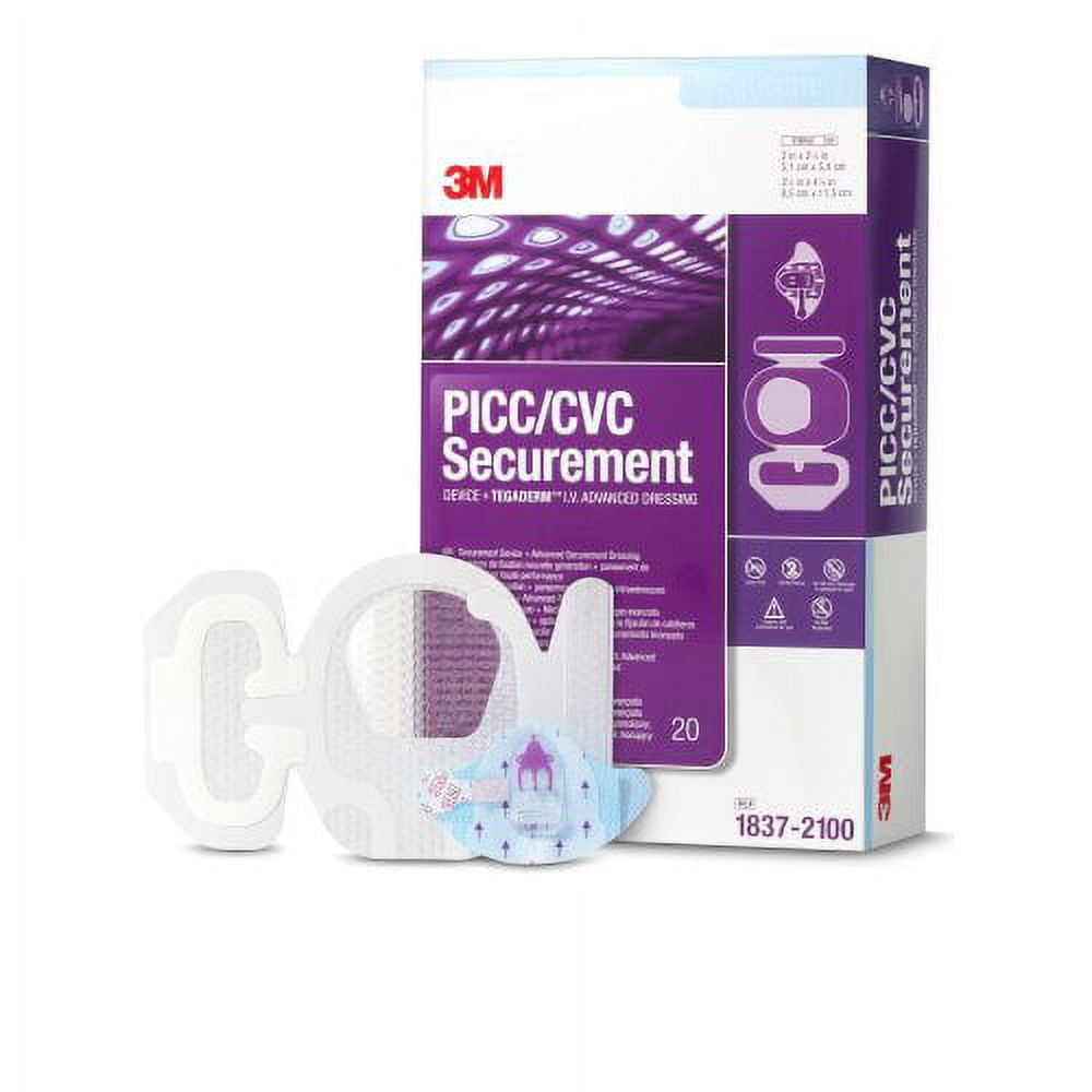 3M™ Tegaderm™ PICC/CVC Securement Device; Dressing, 3½ x 4½", 20/Box