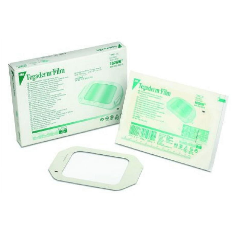 3M Tegaderm Film 1624W 95枚 3M Tegaderm Transparent Film Dressing, 1.75 Inches x 1.75 Inches