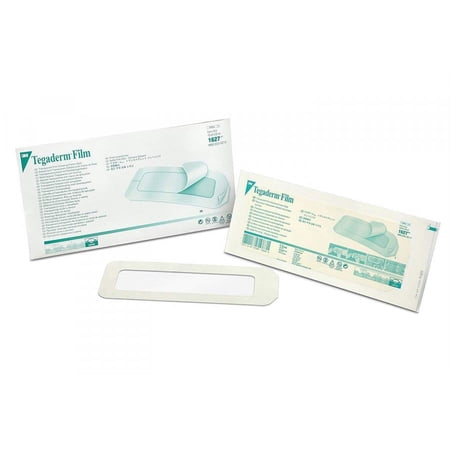 3M Tegaderm Transparent Film Dressing, 4 Inches x 10 Inches, 20 Count