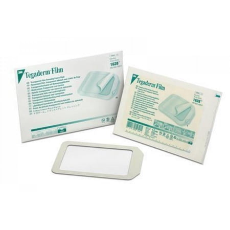 3M Tegaderm Transparent Film Dressing, 4 Inches x 4.75 Inches, 200 Count