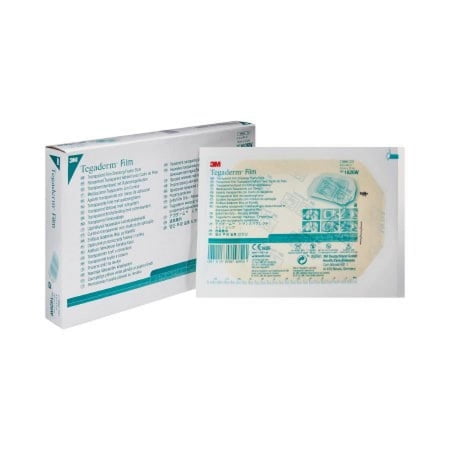 3M Tegaderm Transparent Film Dressing, 4 Inches x 4.75 Inches, 50 Count
