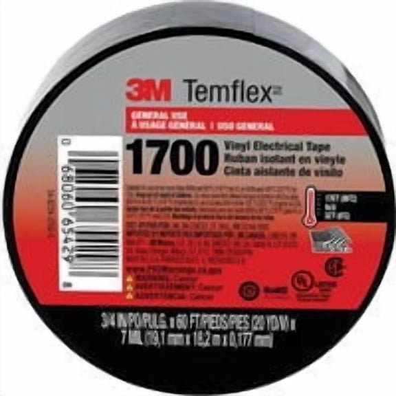 3M Temflex 1700 General Purpose Electrical Tape - Pack of 10