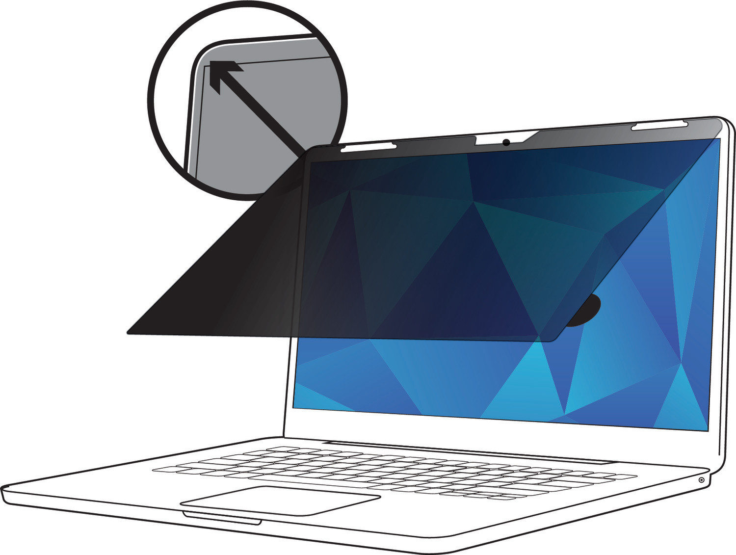 Filtre De Confidentialité 3M Pour Dell XPS 14 (14,5 Pouces, 16:10) - Protection Contre Les Regards Indiscrets - Réduction Lumière Bleue