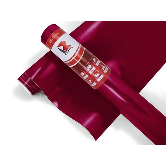3M Translucent Craft Vinyl Film Scotchcal 3630 Burgundy 49 Permanent Adhesive 12" x 10ft