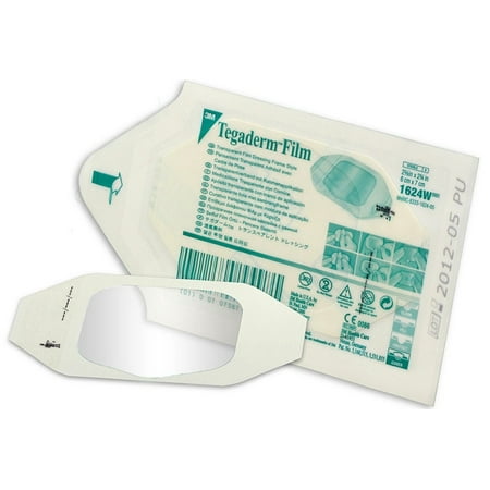 3M Transparent Film Dressing TegadermOctagon 2-3/8 X 2-3/4" Sterile (#1624W, Sold Per Box)