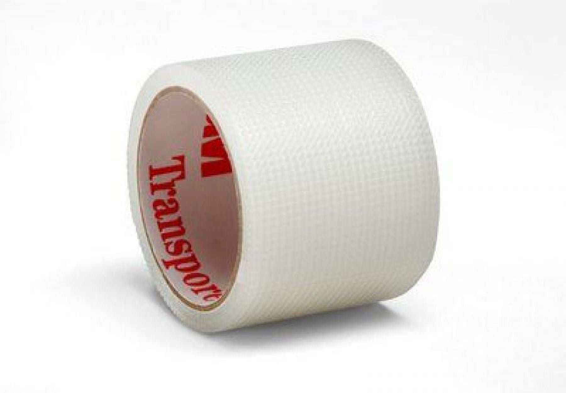 3M Transpore Surgical Tape, Plastic, Water Resistant, 1 Inch x 1.5 Yards, Transparent, Non-sterile, 100 Count