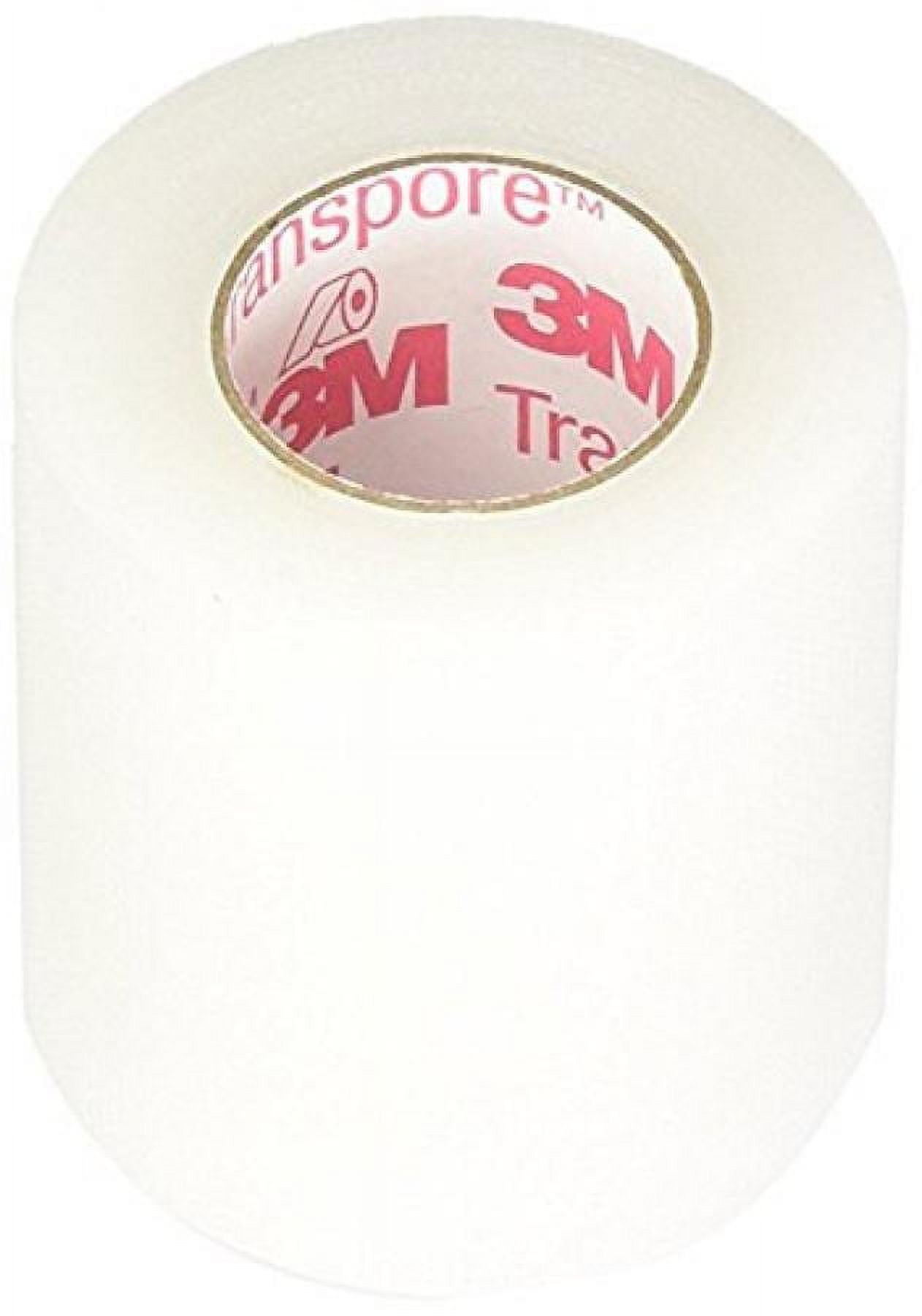 3M Transpore Surgical Tape, Plastic, Water Resistant, 3 Inches x 10 Yards, Transparent, Non-Sterile, 40 Count
